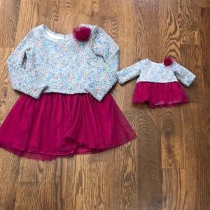 Dollie and me dresses ( small one for american girl doll)